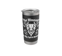 The Minotaur Is My Spirit Animal Ancient Greek Mythology Vaso térmico de acero inoxidable de doble pared
