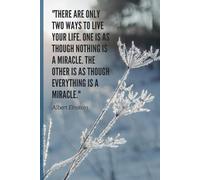 The Miracle of Everyday Journal - Blank 120 page journal for thoughts, reflections and gratitude