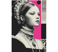 The Mod Queen Anne Boleyn: A 1960s Retro Pop Art Lined Journal - 120-Page Glossy Softcover Notebook for Tudor History Lovers