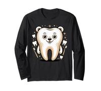 The Molar Bear Dental Assistant Dentist Tooth Pun Manga Larga