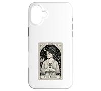 The Mom Tarot Card Coffee New Mom Aesthetic Carcasa para iPhone 16 Plus