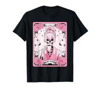 The Mom Tarot Card Skeleton Mama Coffee Lover Mother's Day Camiseta
