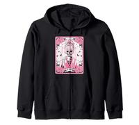 The Mom Tarot Card Skeleton Mama Coffee Lover Mother's Day Sudadera con Capucha
