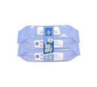 The Moms Co. Toallitas húmedas naturales 99% de agua para bebés l Previene erupciones l Nutre y calma la piel l Con Aloe Vera y Extracto de Caléndula l 2 Piezas