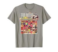 The Monkees Official Amazon Exclusive The Birds, The Bees Camiseta, Hombre, Pizarra, S