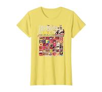 The Monkees Official Amazon Exclusive The Birds, The Bees Camiseta, Mujer, Limón, M