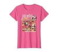 The Monkees Official Amazon Exclusive The Birds, The Bees Camiseta, Mujer, Rosa Jaspeado, M