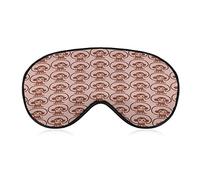The Monkey Sleeping Blindfold Mask Cute Eye Shade Cover con correa ajustable para mujeres, hombres, noche