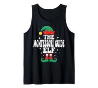 The Montessori Guide Elf Funny Christmas Matching Family Camiseta sin Mangas