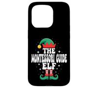 The Montessori Guide Elf Funny Christmas Matching Family Carcasa para iPhone 15 Pro