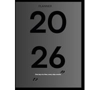 The Monthly Planner: Weekly schedule with minimalist design, Positive mindset quotes, Full-year planning tool to stay on track with your goals