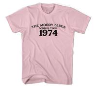 The Moody Blues Prog Art Rock Unisex T-Shirt Pink L