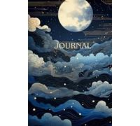 The Moon Oracle Journal: Mystical Hardcover Ruled Notebook, 200 pages, 6"x9" size