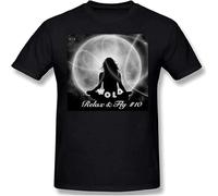 The Moon Retro Mens Boys Girls 3D Print Short Sleeve T Shirt Black S
