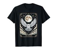 The Moon Tarot Owl - Tarjeta de animales de noche mística soñadores Camiseta