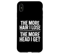 The More Hair I Lose The More Head I Get Funny Adult Humor Carcasa para iPhone XS MAX