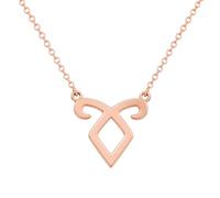 The Mortal Instruments - Collar de runa pequeña con poder angelical dorado