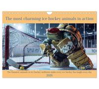 The most charming ice hockey animals in action (Wall Calendar 2026 DIN A4 landscape), CALVENDO 12 Month Wall Calendar: The funniest animals in ice ... make every ice hockey fan laugh every day