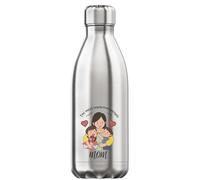 The Most Important People In My Life Call Me Mom - Botella de agua térmica aislada al vacío, color plateado
