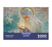 The Mother of The Holy Spirit Puzzle De Madera Impermeable DIY Puzzle De 1000 Piezas Regalos para Adultos Desafiante Y Estimulante Rompecabezas para Adultos Juegos De Puzzle Desafiantes
