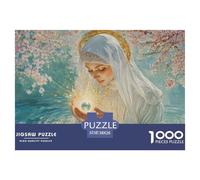 The Mother of The Holy Spirit Puzzle De Madera Impermeable Puzzle De 1000 Piezas Regalos para Adultos Colorido Rompecabezas para Adultos Juegos De Puzzle Desafiantes