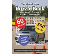 The Motorkhana Puzzle Book: Word Search - Crossword - Sudoku - Coloring Pages | High-Octane Word & Number Puzzles for Motorsport Fans | Racing-Themed ... Fun (Home Town Motorsports Puzzle Books)