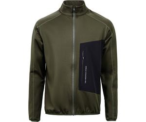 The Mountain Studio - Forros polares - Tecno Grid Fleece T-Neck Forest Green de Lana - Talla S - Caqui Caqui S