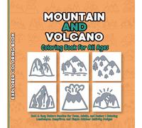 The Mountain & Volcano Coloring Book: Bold & Easy Nature Doodles for Teens, Adults, and Seniors | Relaxing Landscapes, Campfires, and Simple Outdoor Activity Designs