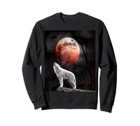The Mountain Wolf Camisa Hombre Blood Moon Mountain Wolf Sudadera