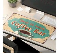 The Mouse Pad Funny Best In Town Coffee Bar: Savor The Best Brews Alfombrilla de mouse para computadora para escritorio y juegos