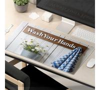 The Mouse Pad Funny Clean Hands, Happy Home: A Hygienic Reminder Mouse Pad Mouse Pad Gaming Fun Desk Accessories