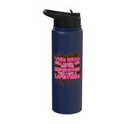 The Mud will wash off Muddy Race - Barro para correr Stainless Steel Insulated Water Bottle