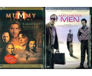 The Mummy Returns & Matchstick Men - 2 Seperate DVDs in Set