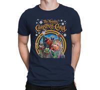 The Muppet Christmas Carol - Camiseta navideña para hombre, azul marino, L