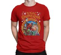 The Muppet Christmas Carol - Camiseta navideña para hombre, rojo, L