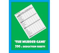 'THE MURDER GAME': 200 x DEDUCTION SHEETS (PICA BOOKS)