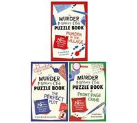 The Murder Mystery Club Puzzle Book Series by Gareth Moore & Laura Jayne Ayres 3 Books Set (Murder in the Village, The Perfect Plot & A Front-Page Crime)
