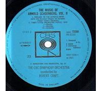 The Music Of Arnold Schoenberg - Volume Two "2nd Record Of A 2 Record Set"
