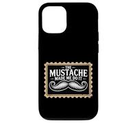 The Mustache Made Me Do It Padre de Barbudo Peculiar |- Carcasa para iPhone 12/12 Pro