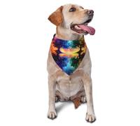 The Mysterious Tree Of Life - Bufanda triangular para mascotas con estampado gráfico para perros y gatos, bandana ajustable para mascotas y sesiones de fotos