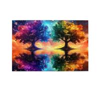 The Mysterious Tree Of Life - Rompecabezas de 1000 piezas para adultos, rompecabezas de madera para adultos, regalos para decoración del hogar