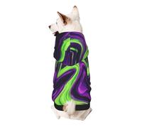 The Mystery of Color - Sudadera con capucha para perro, poliéster suave y transpirable, ropa para mascotas para perros pequeños, niños y niñas