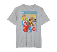 The Mystery of Sarcastic Retro Vintage Funny Adult Humor Camiseta, Hombre Tallas Grandes, Gris Jaspeado, 4X Alto