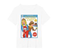 The Mystery of Sarcastic Retro Vintage Funny Adult Humor Camiseta, Mujer Tallas Grandes, Blanco, 3XL Grande