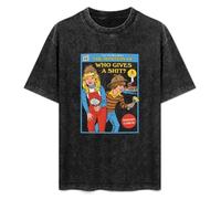 The Mystery of Who Gives Mens T-Shirt Unisex Black Top tee L