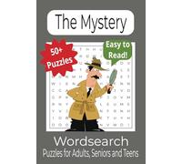 The Mystery Word Search Puzzle Book: Word Searches with Easy to Read Print about Mystery, Detective, Puzzle and More | 6x9 inches, 110 pages| 50+ Puzzles… Gift for Vacations, Holydays and Free Times