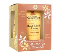 The Naked Bee Kit de viaje para llevar con miel de azahar