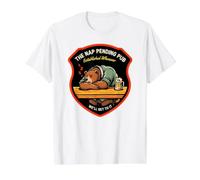 The Nap Pending Pub Funny Sleepy Bear Beer Lover Jubilación Camiseta gráfica económica, Hombre, Blanco, S