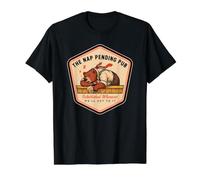 The Nap Pending Pub Funny Sleepy Bear Beer Lover Jubilación Camiseta gráfica económica, Hombre, Negro, M