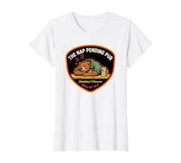 The Nap Pending Pub Funny Sleepy Bear Beer Lover Jubilación Camiseta gráfica económica, Mujer, Blanco, XL